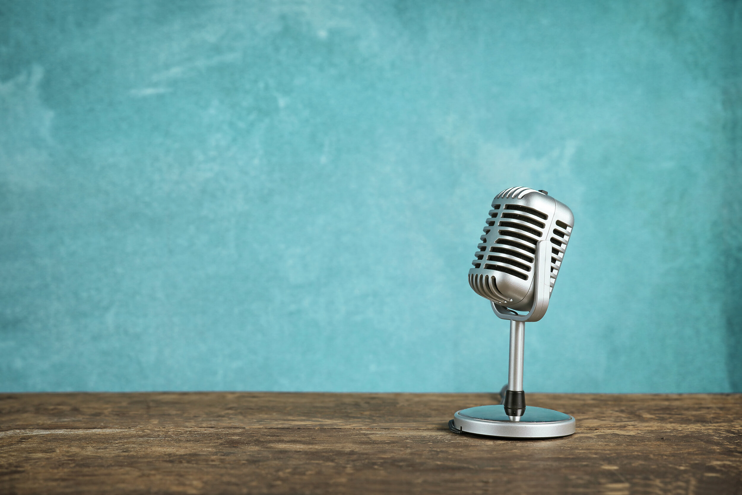 Retro Style Microphone