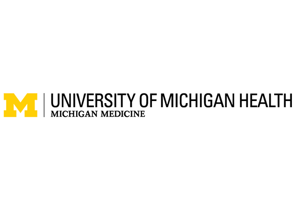 UM Health Logo Horizontal White