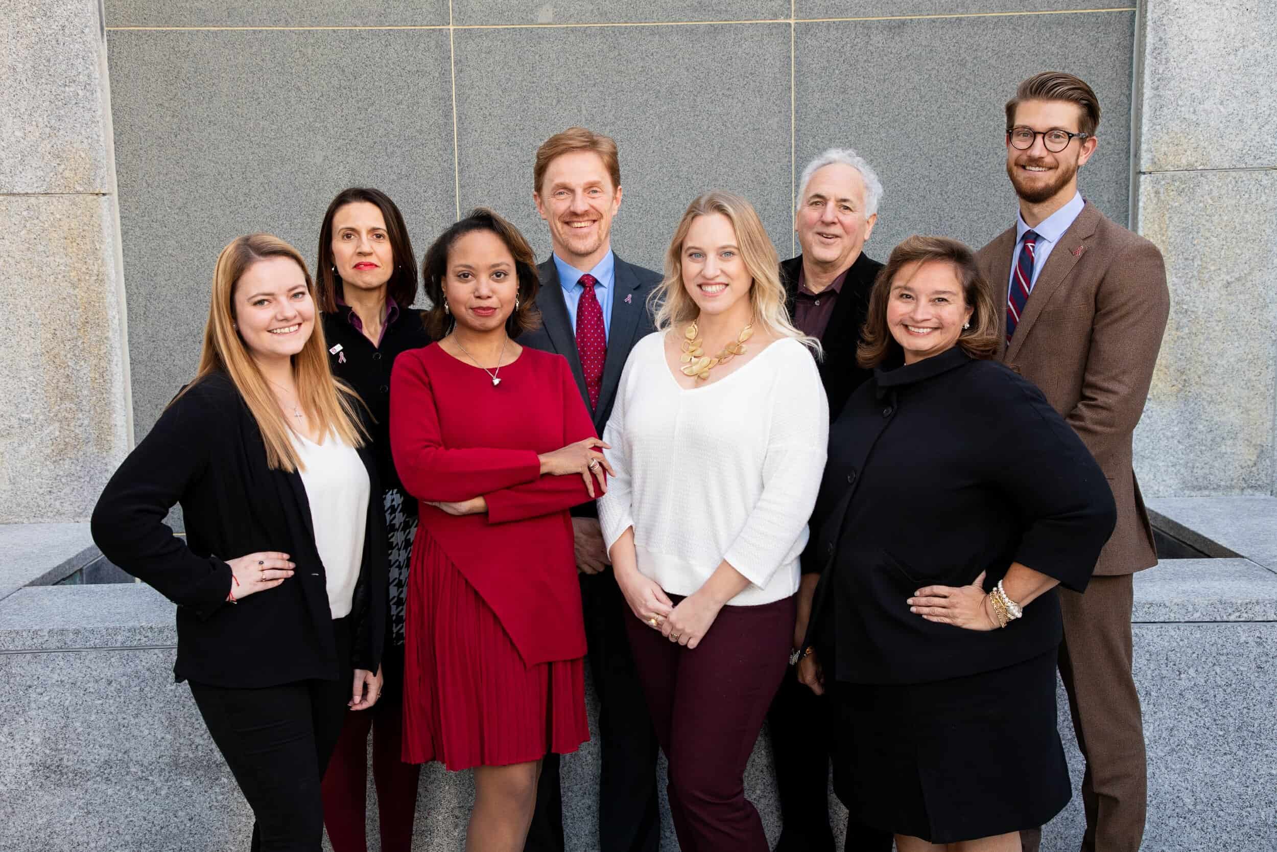 GLI team: Jen DelGrande, Livia Alimena, Donna Cryer, Jeff McIntyre, Carrie Gelula, Richard Gelula, Ivy Ahmed, Andrew Scott