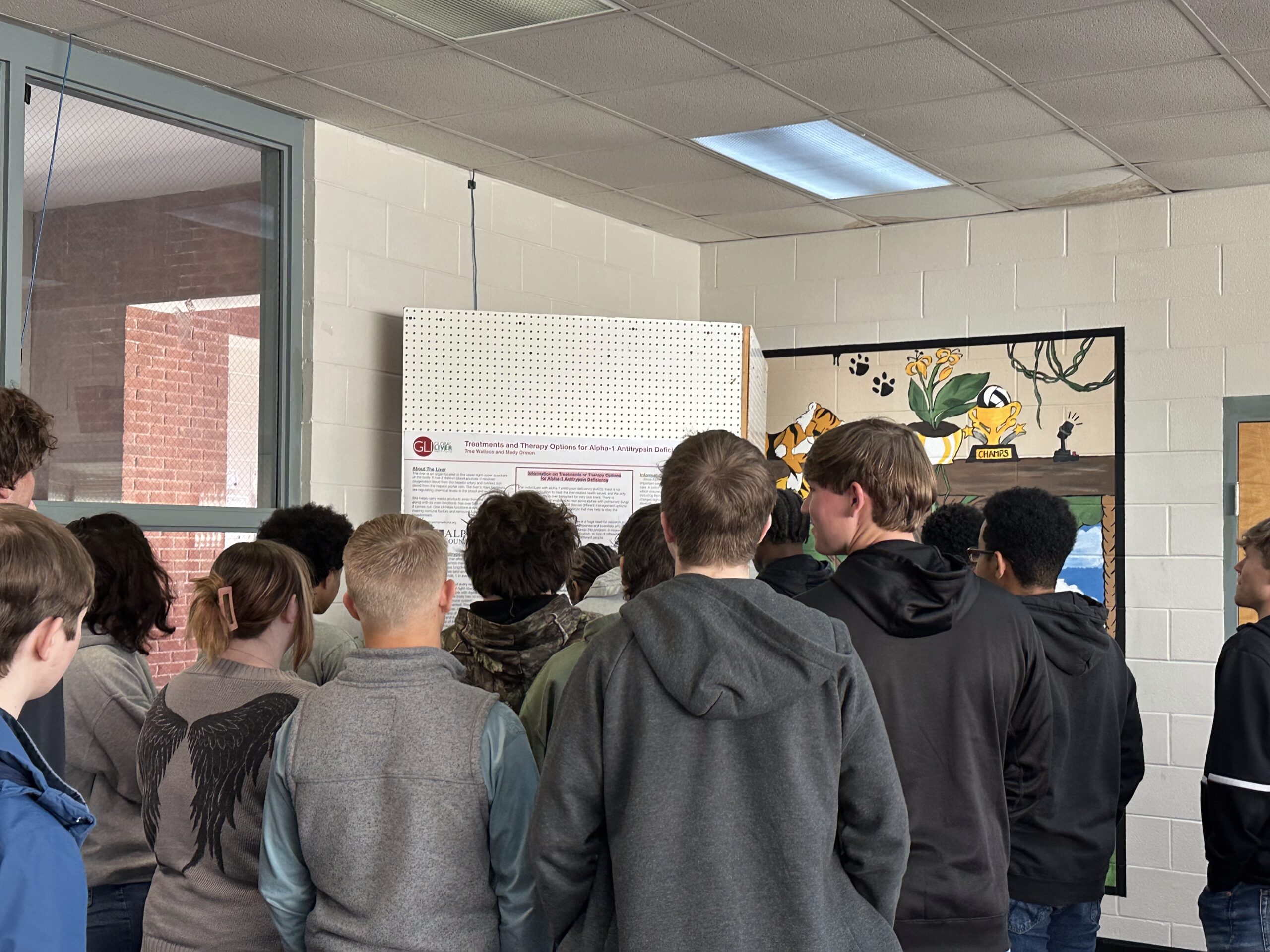 Ripley High, Alpha-1 Poster crowd